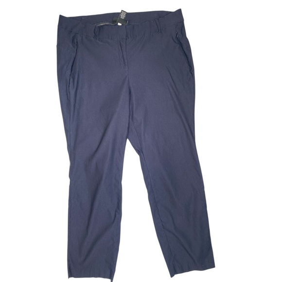 Lane Bryant 4-Season Ankle Pants Navy Sz 18 - Picture 2 of 7